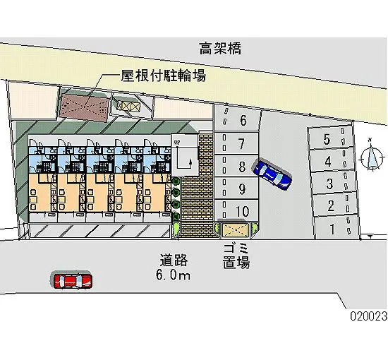 ★手数料０円★岩沼市たけくま１丁目　月極駐車場（LP）